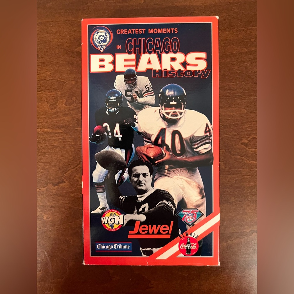 Chicago Bears History Poster
